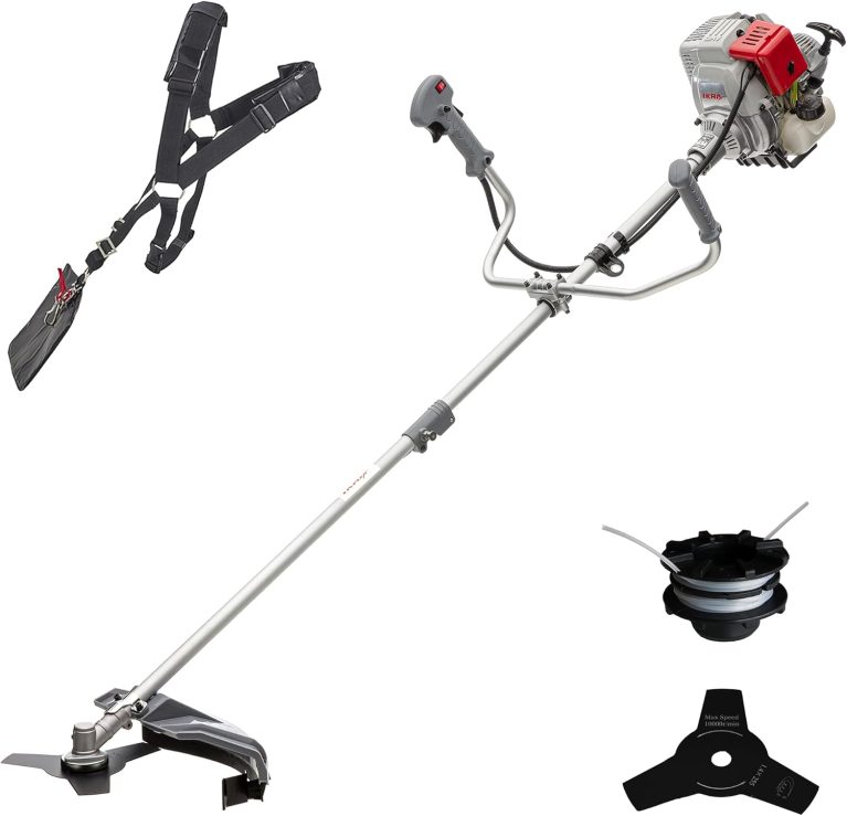 IKRA débroussailleuse à essence IBF 31-4, avec bobine de fil & lame - 31 cm³, 0,7 kW, moteur à essence 4 temps