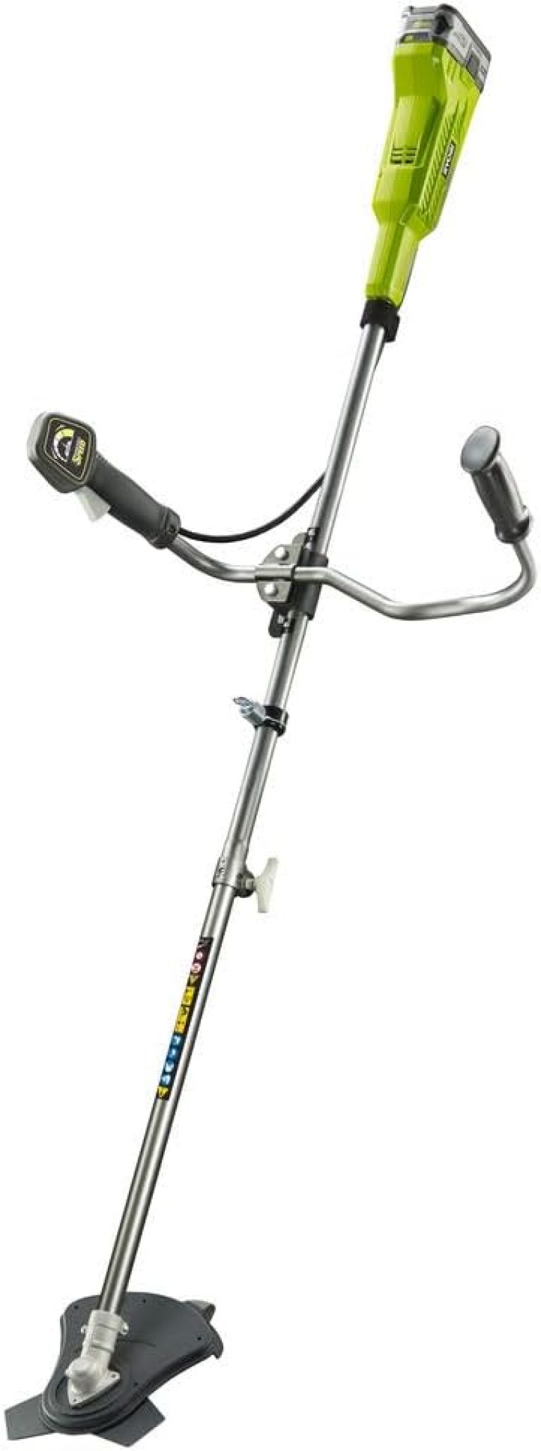 RYOBI Débroussailleuse sans Fil 18V One+ RBC18X20B4F, Tête Fil + Lame, Batterie 4.0Ah et Chargeur Inclus